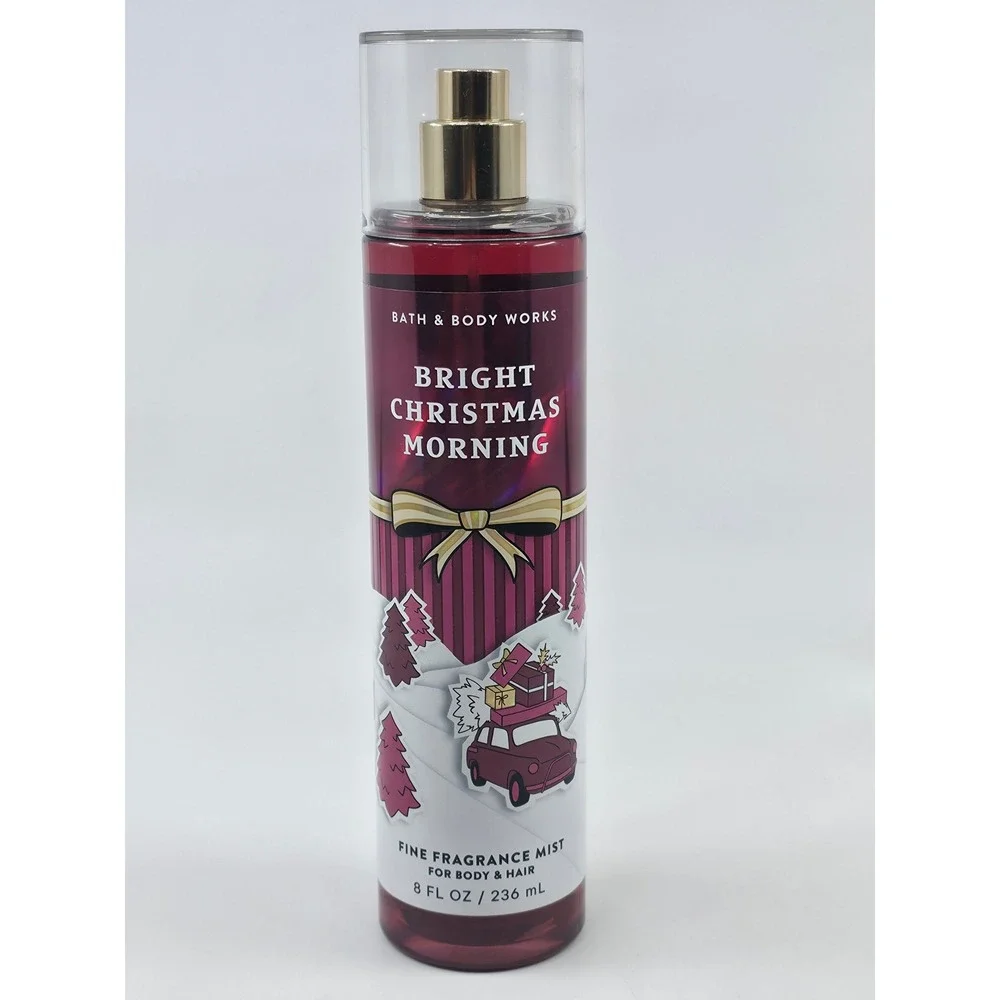 Bath &‎ Body Works Bright Christmas Morning Fine Fragrance Mist 8oz Body Spray